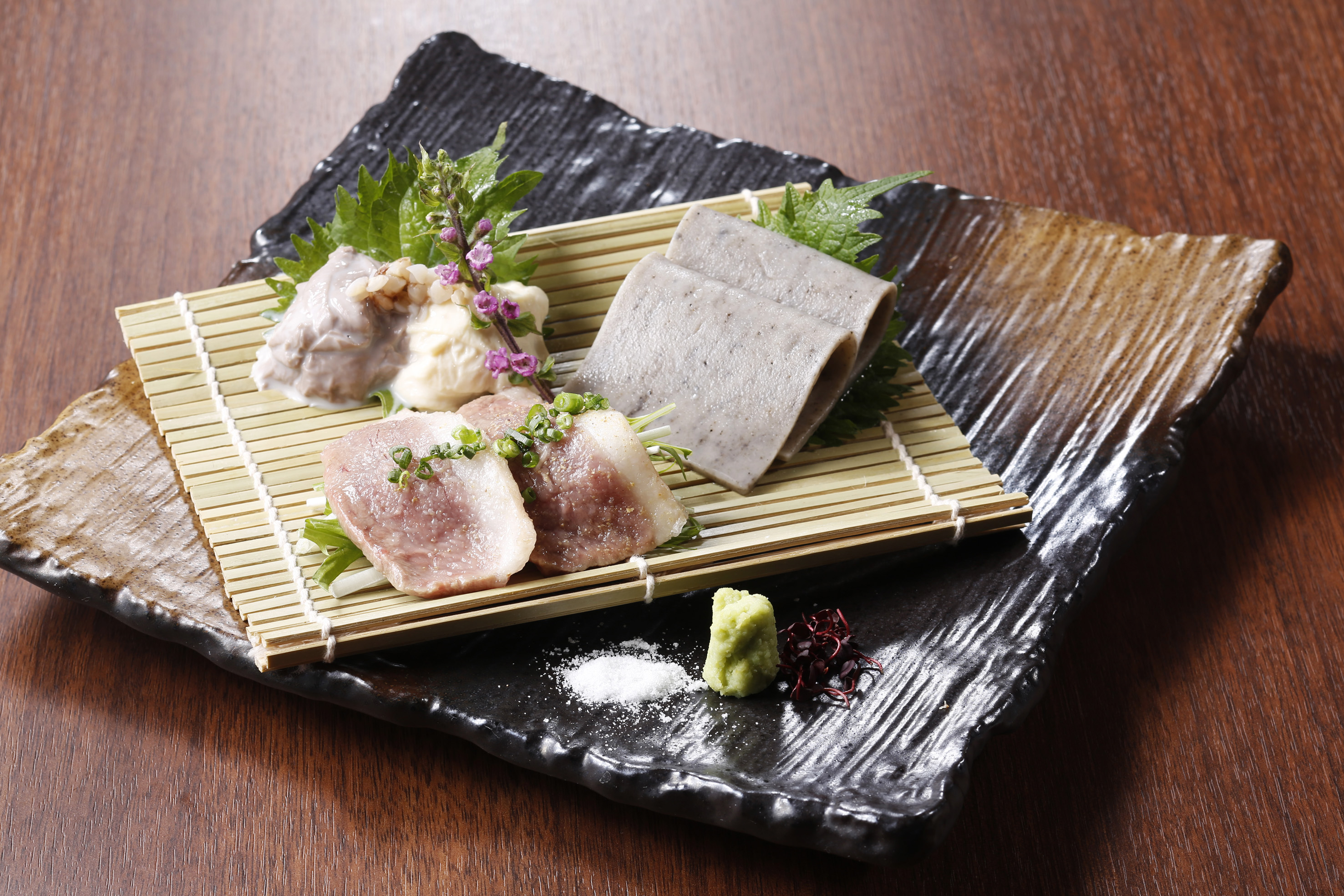 蕎麦屋の酒肴3種盛り